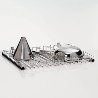 Gerätekorb aus Edelstahl Größe S 650 x 508 x 65 mm Gerätekorb aus Edelstahl Größe S 650 x 508 x 65 mm