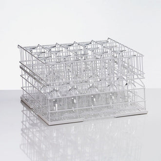 Gläserkorb aus Drahtgitter 4 Reihen mit Aufsatz, 20 Gläser 500 x 430 x 266 mm Gläserkorb aus Drahtgitter 4 Reihen mit Aufsatz, 20 Gläser 500 x 430 x 266 mm