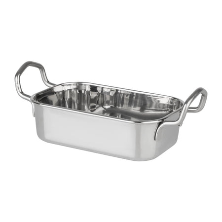 Olympia Tischpräsentation Rechteckige Schale Edelstahl 140x90mm Olympia Tischpräsentation Rechteckige Schale Edelstahl 140x90mm