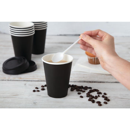 Fiesta Recyclable Coffee To Go Becher 340ml schwarz x50 (50 Stück)