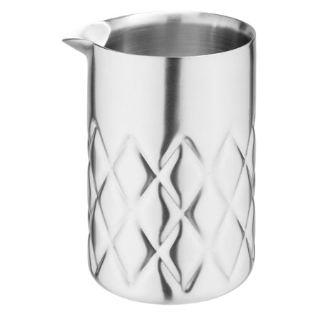 Olympia Doppelwandiges Rührglas Edelstahl 139x87mm Olympia Doppelwandiges Rührglas Edelstahl 139x87mm