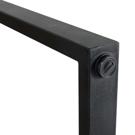 Bolero Industrie-Stehtisch aus Stahl und Akazie, 1800 x 900 mm Bolero Industrie-Stehtisch aus Stahl und Akazie, 1800 x 900 mm