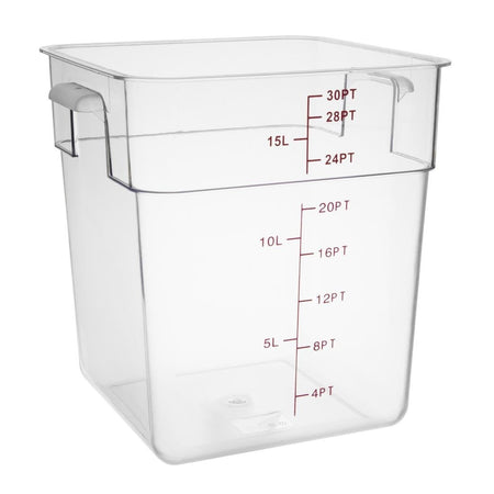 Hygiplas Vorratsbehälter quadratisch 15L Hygiplas Vorratsbehälter quadratisch 15L