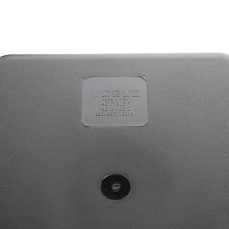 Vogue GN-Behälter GN1/2 schwarz 100mm Vogue GN-Behälter GN1/2 schwarz 100mm