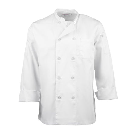 Chef Works Unisex Le Mans Chefs Jacke Weiß Chef Works Unisex Le Mans Chefs Jacke Weiß