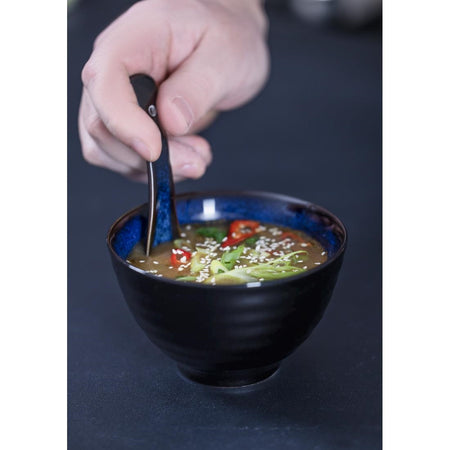 Olympia Luna Mitternachtsblaue Suppenlöffel (12er-Pack)