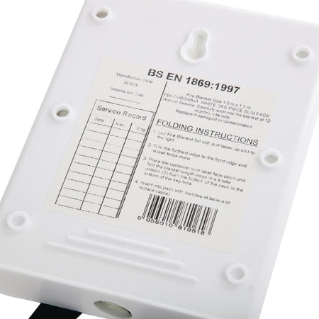 Löschdecke 1 x 1m Löschdecke 1 x 1m