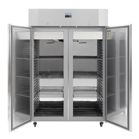 Polar U-Serie, energieeffizienter Standkühlschrank mit Doppeltür, 1400 Polar U-Serie, energieeffizienter Standkühlschrank mit Doppeltür, 1400