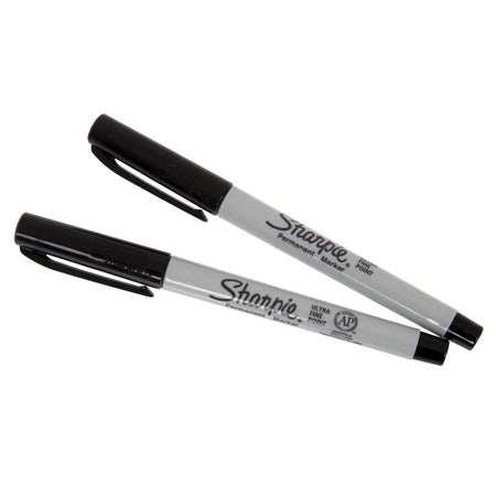 Sharpie Ultrafeiner Permanentmarker Schwarz (2 Stück)