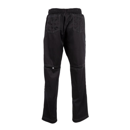 Chef Works Unisex Cool Vent Baggy Chefs Trousers Schwarz