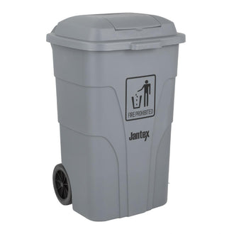 Jantex 120Ltr Mülltonne mit Fußpedal Grau Jantex 120Ltr Mülltonne mit Fußpedal Grau