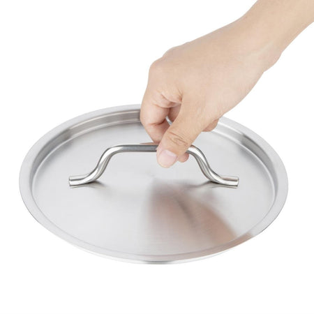 Vogue-Deckel St/St - 180mm Vogue-Deckel St/St - 180mm