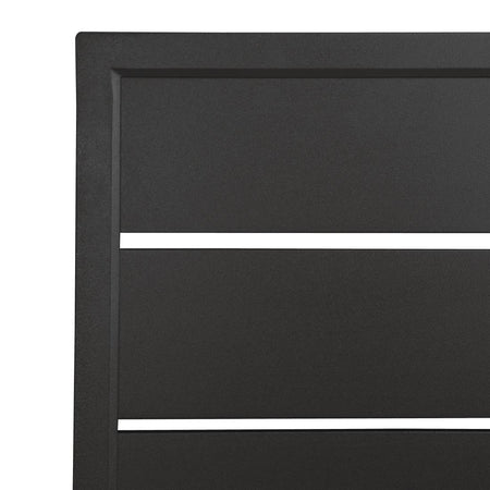 Bolero schwarze quadratische Aluminium Tischplatte 700mm