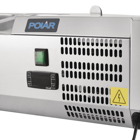 Polar Serie G Aufsatzkühlvitrine 10 x GN1/4