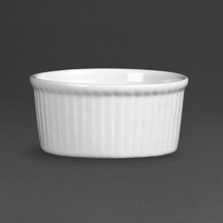 Olympia Whiteware Auflaufförmchen 8cm (12 Stück)