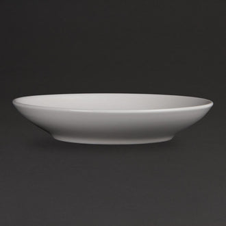 Olympia Whiteware tiefe runde Teller 26cm (6 Stück)