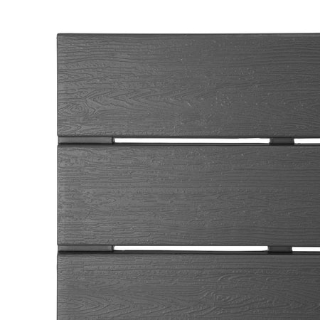 Bolero Valletta Grau Geschlitzter Outdoor Tisch 780mm Bolero Valletta Grau Geschlitzter Outdoor Tisch 780mm