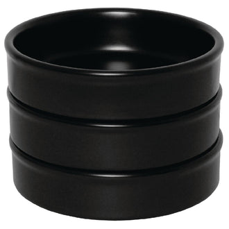 Olympia Rustic Tapasschalen schwarz 13,4cm (6 Stück) Olympia Rustic Tapasschalen schwarz 13,4cm (6 Stück)