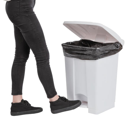 Jantex Küchenpedaleimer weiß 45L Jantex Küchenpedaleimer weiß 45L