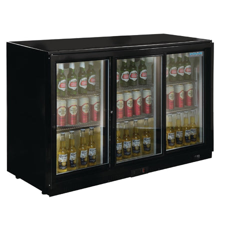 Polar Serie G Barkühlschrank mit 3 Schiebetüren 330L Polar Serie G Barkühlschrank mit 3 Schiebetüren 330L