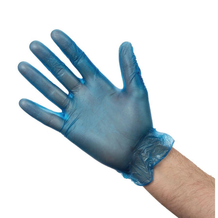 Hygiplas Vinylhandschuhe blau gepudert