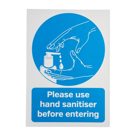 Bitte verwenden Sie Händedesinfektionsmittel, bevor Sie das selbstklebende Schild A4 eingeben Bitte verwenden Sie Händedesinfektionsmittel, bevor Sie das selbstklebende Schild A4 eingeben