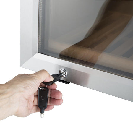 Polar G-Serie Einzonen-Weinkühlschrank Edelstahl 192 Flaschen