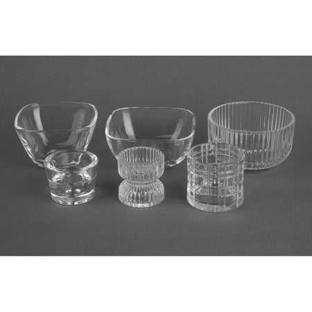 Olympia Klassischer Glas-Teelichthalter 60x45mm (6 Stück) Olympia Klassischer Glas-Teelichthalter 60x45mm (6 Stück)