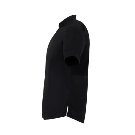 Southside Harlem Kurzarm-Kochjacke, Schwarz, Größe Southside Harlem Kurzarm-Kochjacke, Schwarz, Größe