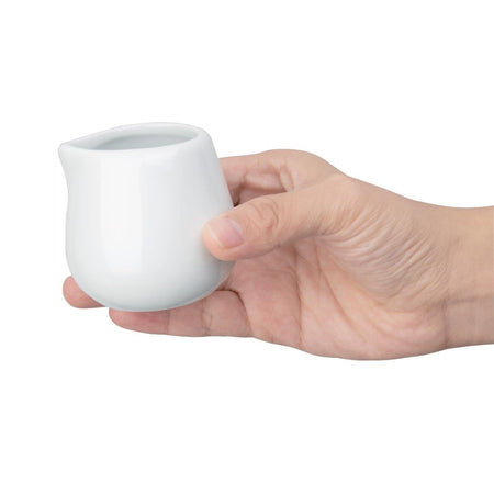 Olympia Whiteware Milchkännchen 8,5cl (12 Stück) Olympia Whiteware Milchkännchen 8,5cl (12 Stück)