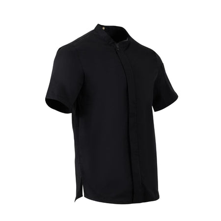 Southside Harlem Kurzarm-Kochjacke, Schwarz, Größe Southside Harlem Kurzarm-Kochjacke, Schwarz, Größe