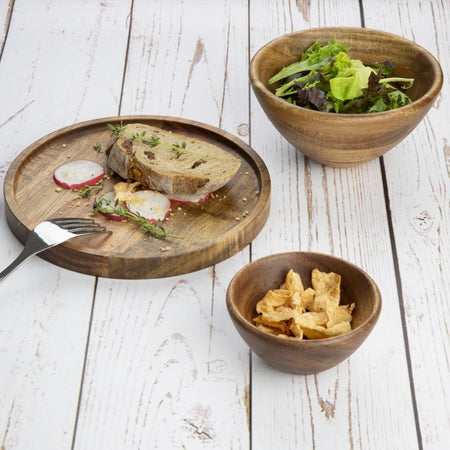 Olympia Acacia Schalen 100(T) x 50(H)mm Olympia Acacia Schalen 100(T) x 50(H)mm