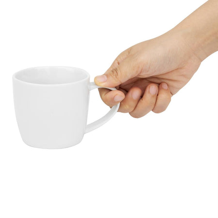 Olympia Whiteware niedrige Tassen 220ml (12 Stück) Olympia Whiteware niedrige Tassen 220ml (12 Stück)