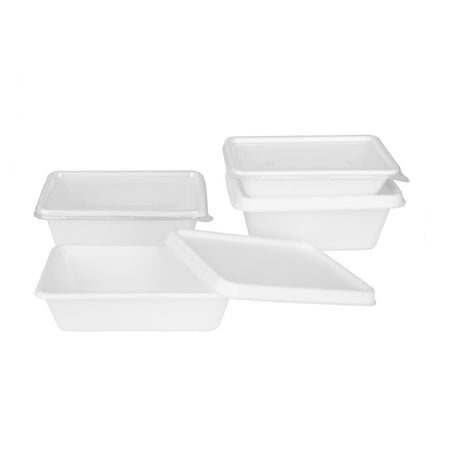 Fiesta Kompostierbare Bagasse Lebensmittelbehälter Basen 500ml (100 Stück)