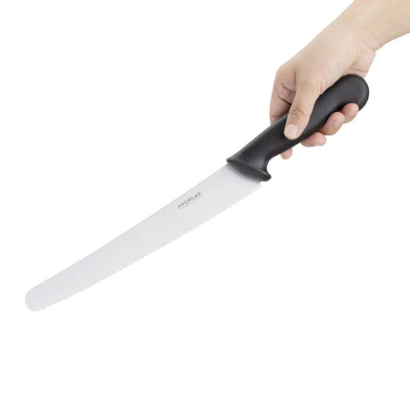 Hygiplas schwarz Bäckermesser 25cm