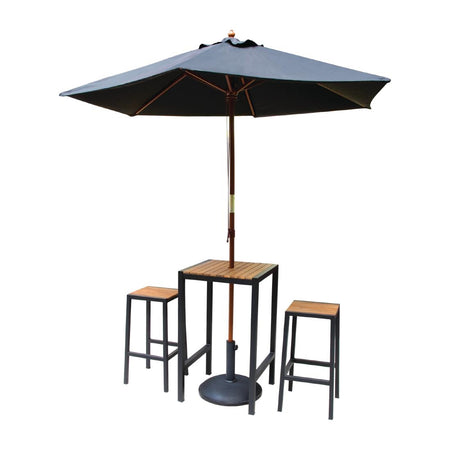 Bolero Stahl- und Akazienholz Barhocker Bolero Stahl- und Akazienholz Barhocker