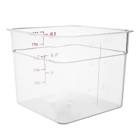 Hygiplas Vorratsbehälter quadratisch 5,5L Hygiplas Vorratsbehälter quadratisch 5,5L