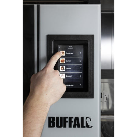 Buffalo Smart Touchscreen Kompakt-Kombibackofen 6 x GN 1/1