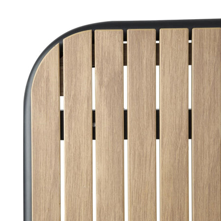 Bolero Santorini Rechteckiger Tisch in Holzoptik, 1400 mm Bolero Santorini Rechteckiger Tisch in Holzoptik, 1400 mm