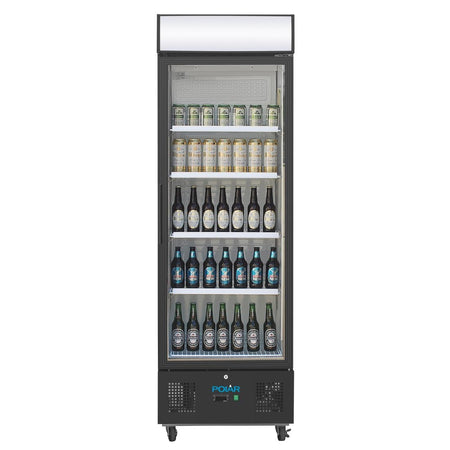 Polar G-Serie Standkühlschrank mit Display 368Ltr Schwarz Polar G-Serie Standkühlschrank mit Display 368Ltr Schwarz