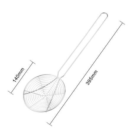 Vogue Fritteusenschaufel Edelstahl 14cm