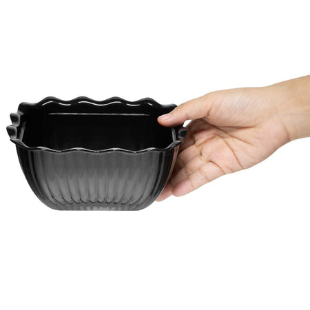 Olympia Kristallon Kleiner Salatbehälter - Schwarz