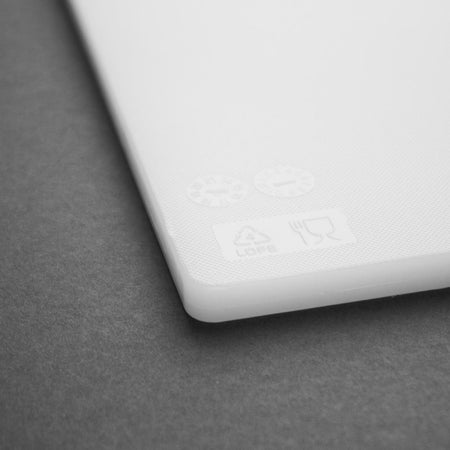 Hygiplas antibakterielles LDPE Schneidebrett weiß 450x300x10mm