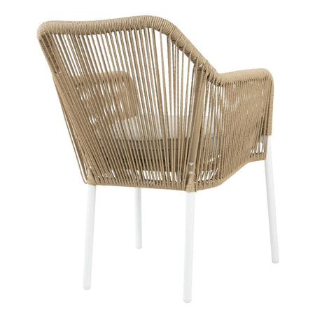 Bolero Bay PE Twist Rattan Gartensessel Honig (2 Stück)