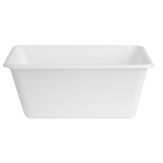 Fiesta Kompostierbare Bagasse Lebensmittelbehälter-Basen 1000ml (100 Stück)