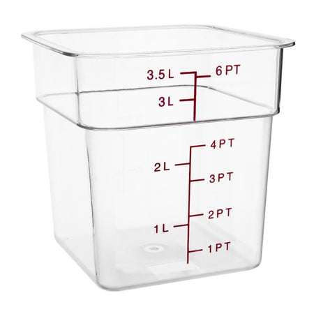 Hygiplas Vorratsbehälter quadratisch 3,5L Hygiplas Vorratsbehälter quadratisch 3,5L