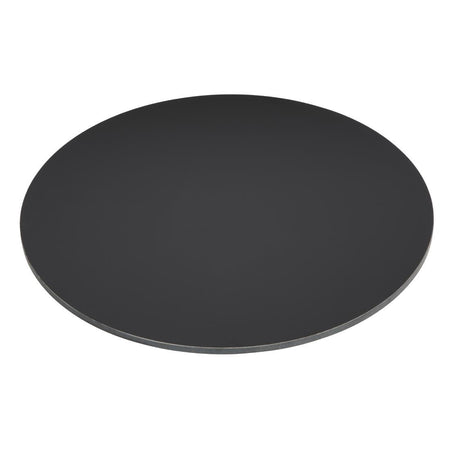 Bolero Matte Black Runde Tischplatte für draußen 600mm Bolero Matte Black Runde Tischplatte für draußen 600mm