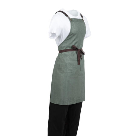 Southside Leinen Latzschürze Waldgrün Southside Leinen Latzschürze Waldgrün