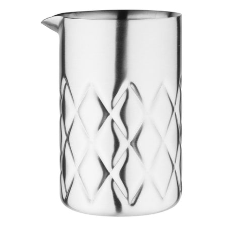 Olympia Doppelwandiges Rührglas Edelstahl 139x87mm Olympia Doppelwandiges Rührglas Edelstahl 139x87mm