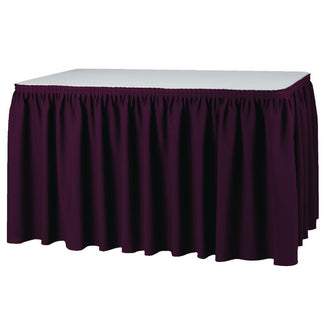 Tischdecke Gastronomie Gewebte Plisse 410x73cm Bordeaux Tischdecke Gastronomie Gewebte Plisse 410x73cm Bordeaux